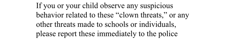 Illustration for article titled Here Are The Best And Most Ridiculous Evil Clown Safety Alerts
